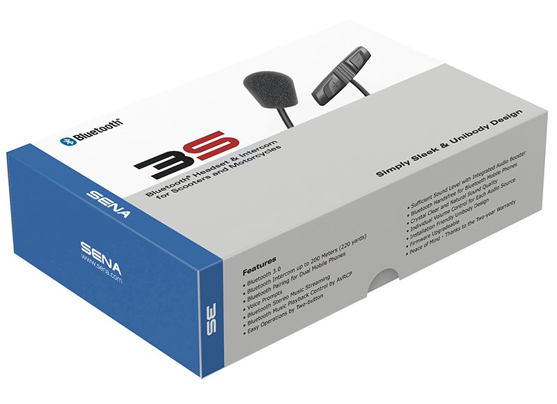 Sena 3S-WB Bluetooth Headset & Intercom for Scooters & Motorcycles Wired Boom Microphone Kit - Image 3