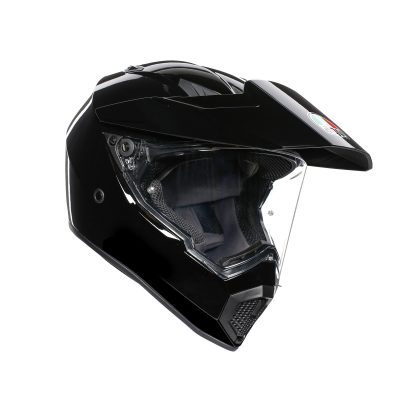 AGV AX9 Solid Black Helmet - Phased Off Graphic