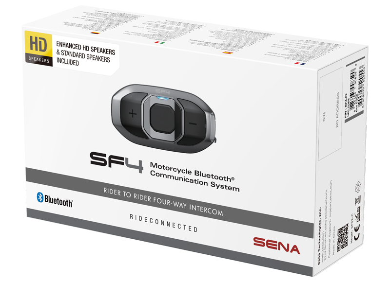 Sena SF4 Motorcycle Bluetooth® Communication System with Dual Speakers - Image 6